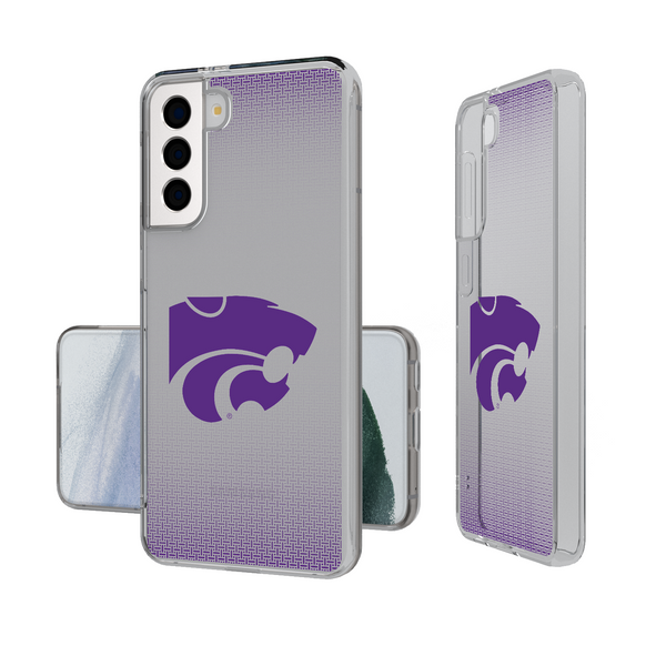 Kansas State Wildcats Linen Galaxy Clear Phone Case