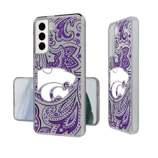 Kansas State Wildcats Paisley Galaxy Clear Case