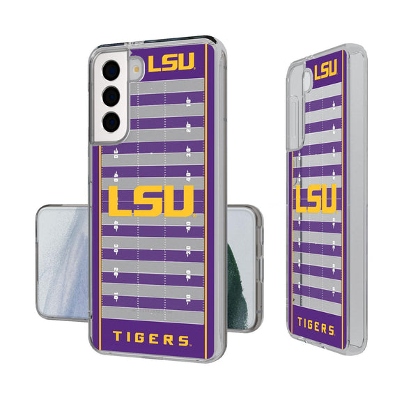 Louisiana State University Tigers Football Field Galaxy Clear Case