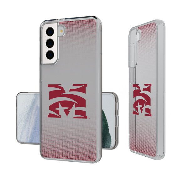 Morehouse Maroon Tigers Linen Galaxy Clear Phone Case