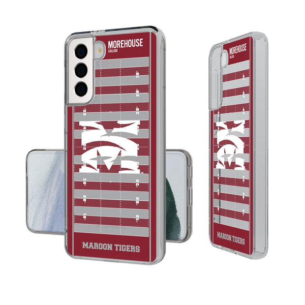 Morehouse Maroon Tigers Football Field Galaxy Clear Case