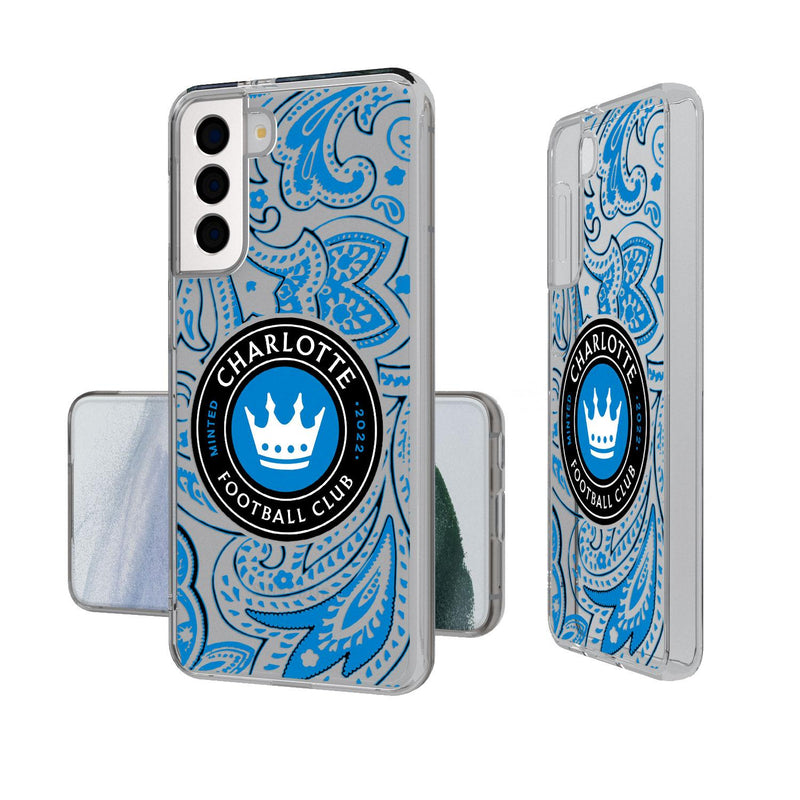 Charlotte FC  Paisley Galaxy Clear Case