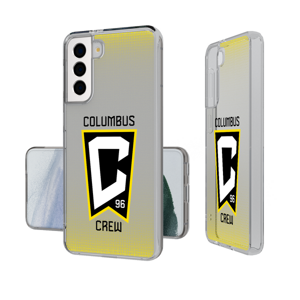 Columbus Crew  Linen Galaxy Clear Phone Case