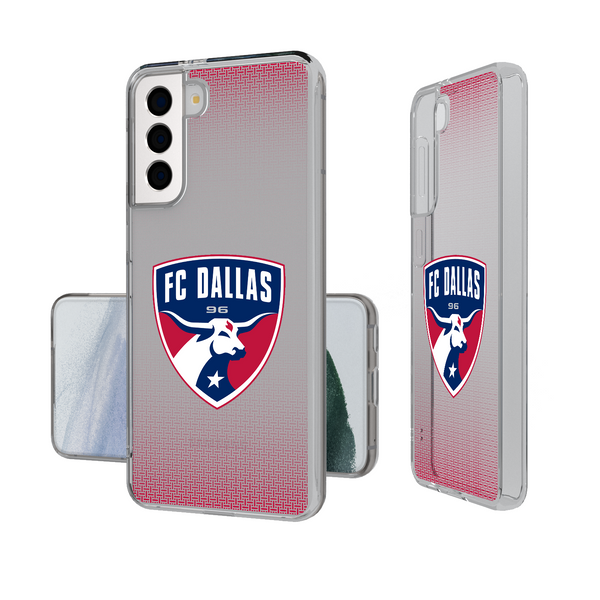 FC Dallas  Linen Galaxy Clear Phone Case