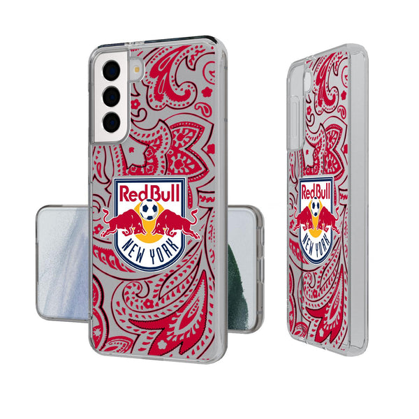 New York Red Bulls  Paisley Galaxy Clear Case