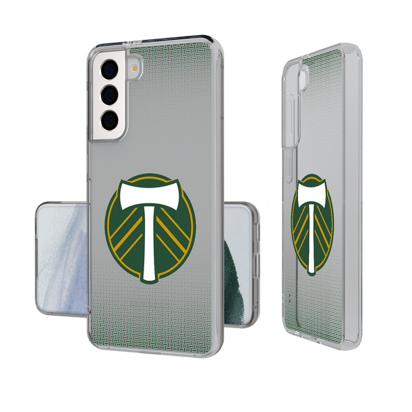 Portland Timbers   Linen Galaxy Clear Phone Case