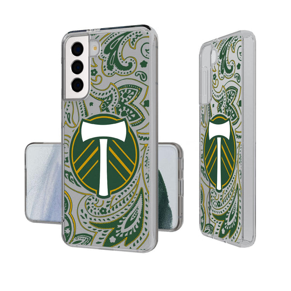 Portland Timbers   Paisley Galaxy Clear Case