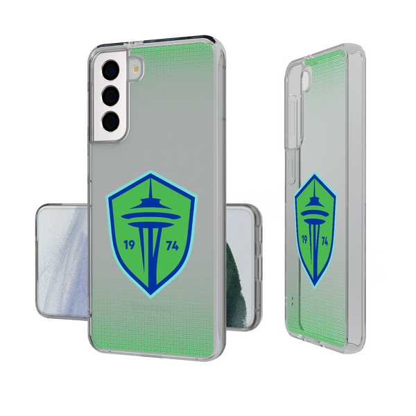 Seattle Sounders FC   Linen Galaxy Clear Phone Case