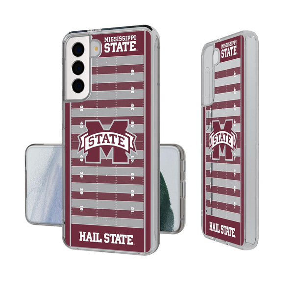 Mississippi State Bulldogs Football Field Galaxy Clear Case
