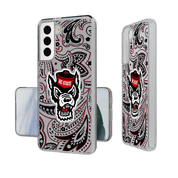 North Carolina State Wolfpack Paisley Galaxy Clear Case