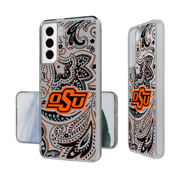 Oklahoma State Cowboys Paisley Galaxy Clear Case