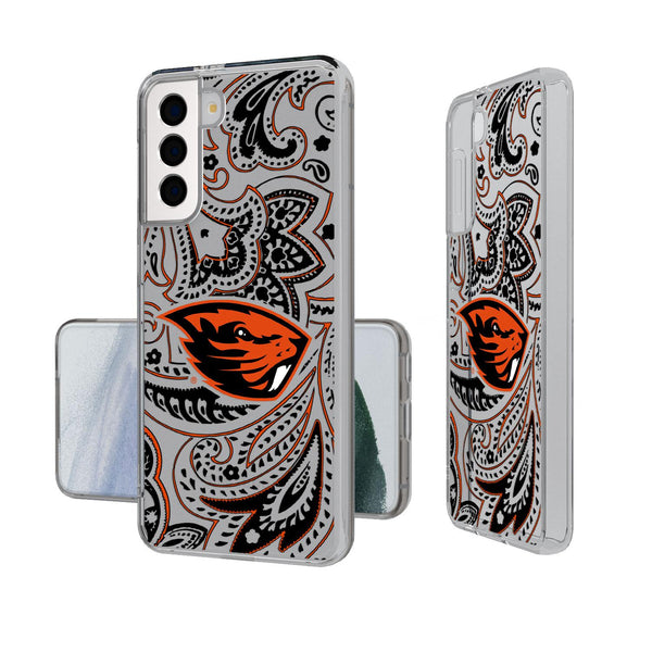 Oregon State Beavers Paisley Galaxy Clear Case