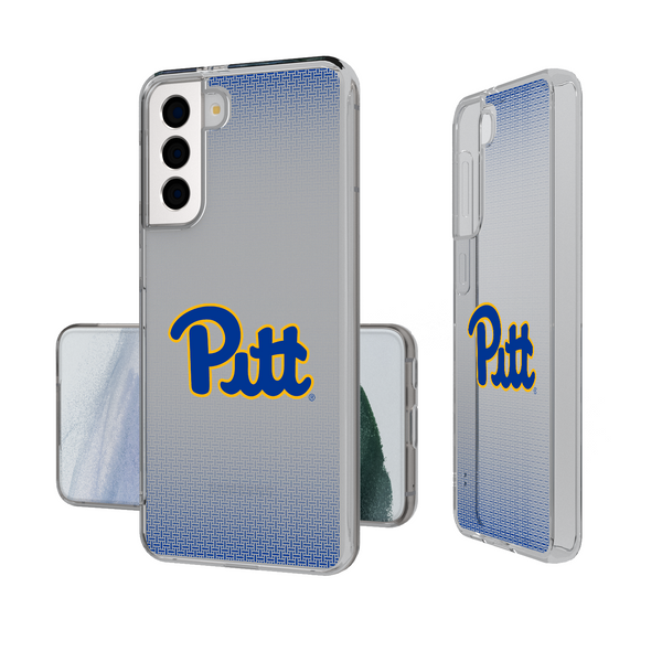 Pittsburgh Panthers Linen Galaxy Clear Phone Case