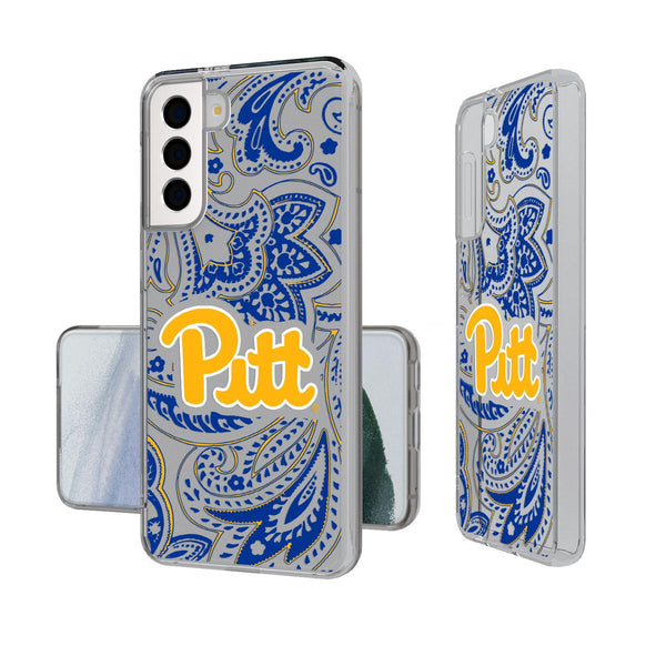 Pittsburgh Panthers Paisley Galaxy Clear Case