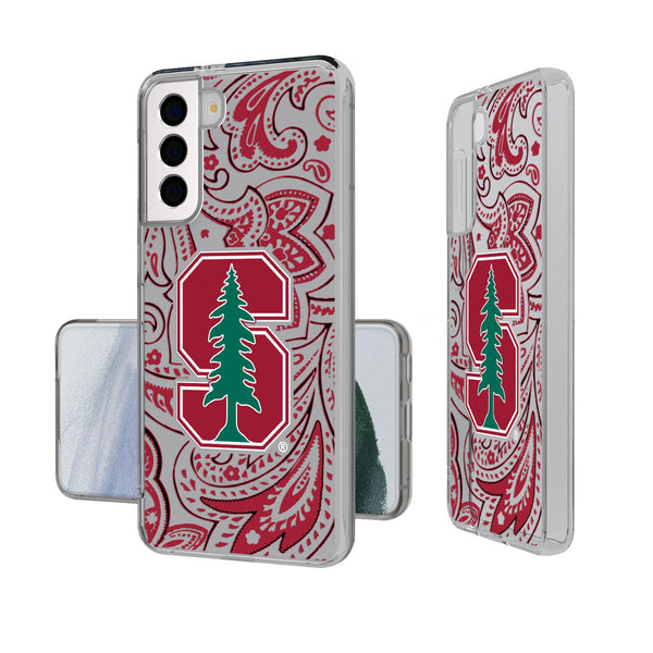 Stanford Cardinal Paisley Galaxy Clear Case