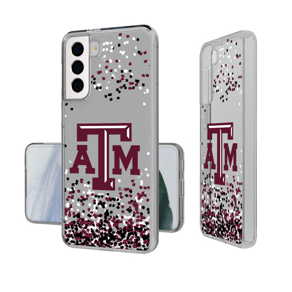 Texas A&M Aggies Confetti Galaxy Clear Case