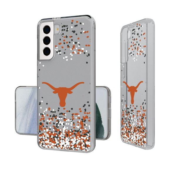 Texas Longhorns Confetti Galaxy Clear Case