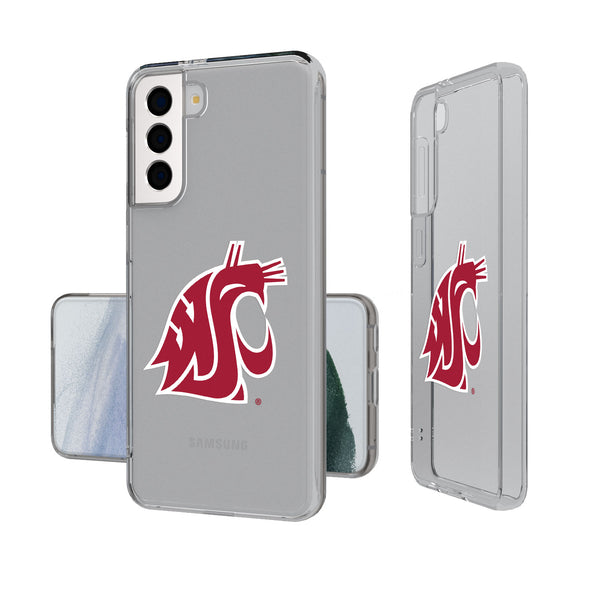Washington State Cougars Insignia Galaxy S20 Clear Slim Case