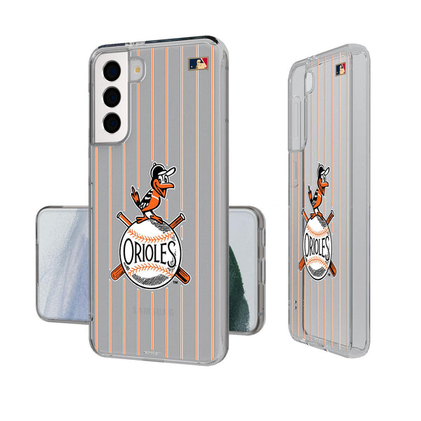 Baltimore Orioles 1954-1963 - Cooperstown Collection Pinstripe Galaxy Clear Case