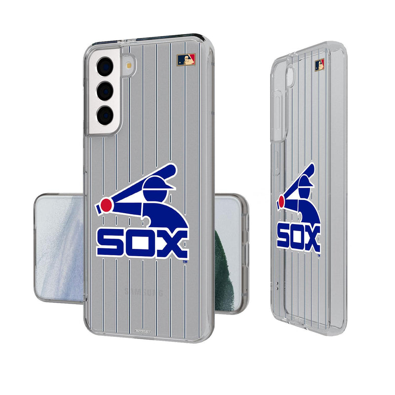 Chicago White Sox 1976-1981 - Cooperstown Collection Pinstripe Galaxy Clear Case