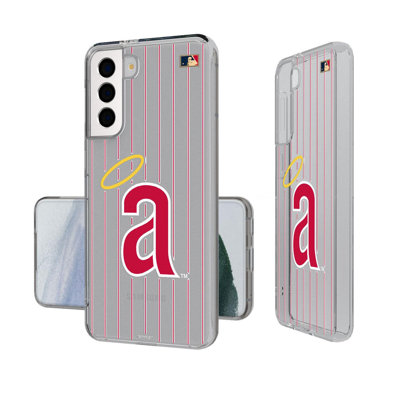 LA Angels 1971 - Cooperstown Collection Pinstripe Galaxy Clear Case