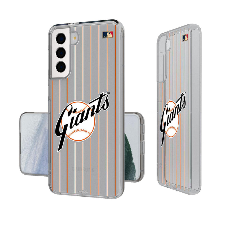 San Francisco Giants 1958-1967 - Cooperstown Collection Pinstripe Galaxy Clear Case