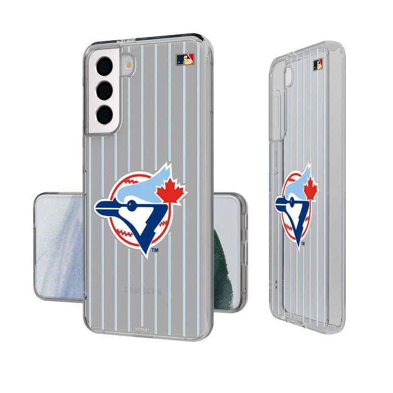 Toronto Blue Jays 1977-1988 - Cooperstown Collection Pinstripe Galaxy Clear Case