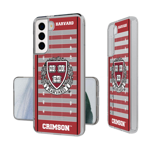 Harvard Crimson Football Field Galaxy Clear Case