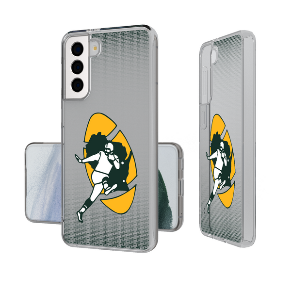 Green Bay Packers Historic Collection Linen Galaxy Clear Phone Case