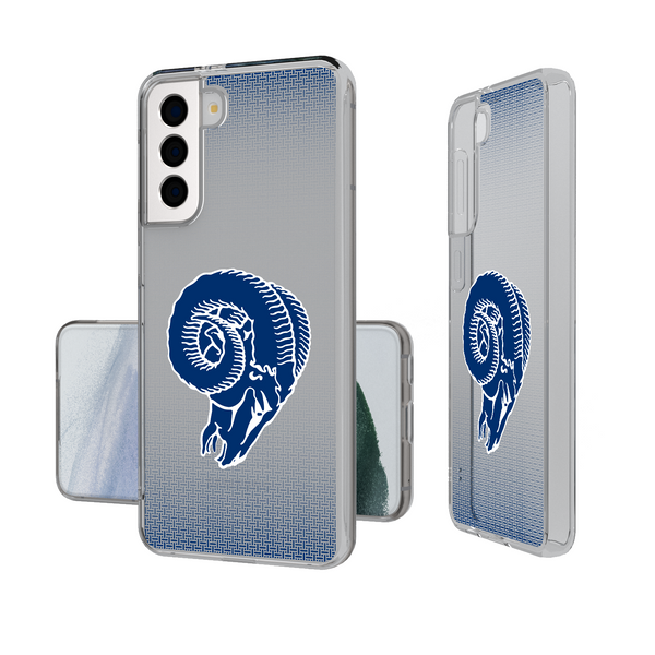Los Angeles Rams Historic Collection Linen Galaxy Clear Phone Case