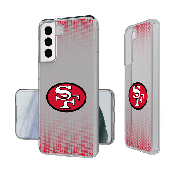 San Francisco 49ers Historic Collection Linen Galaxy Clear Phone Case