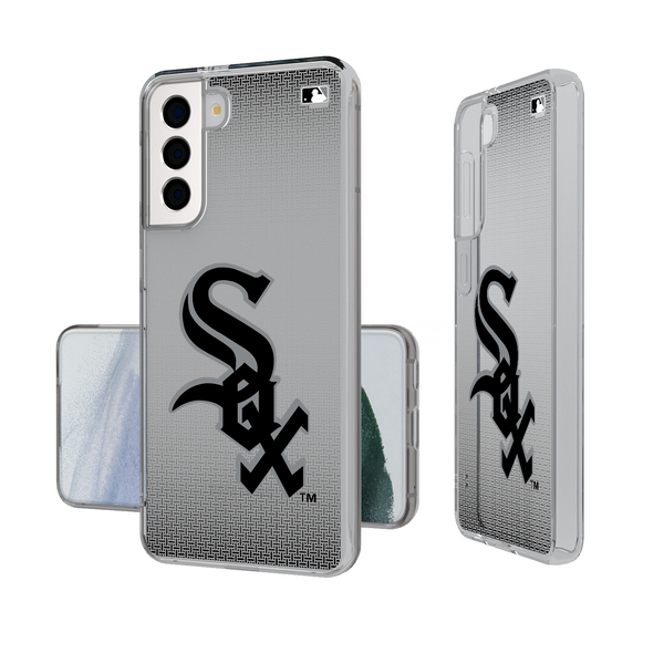 Chicago White Sox Linen Galaxy Clear Phone Case