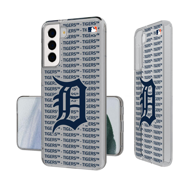 Detroit Tigers Blackletter Galaxy Clear Case