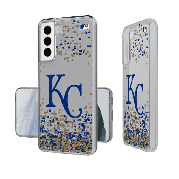 Kansas City Royals Confetti Galaxy Clear Case