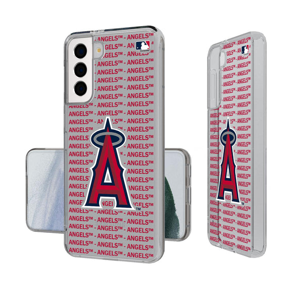 Los Angeles Angels Blackletter Galaxy Clear Case