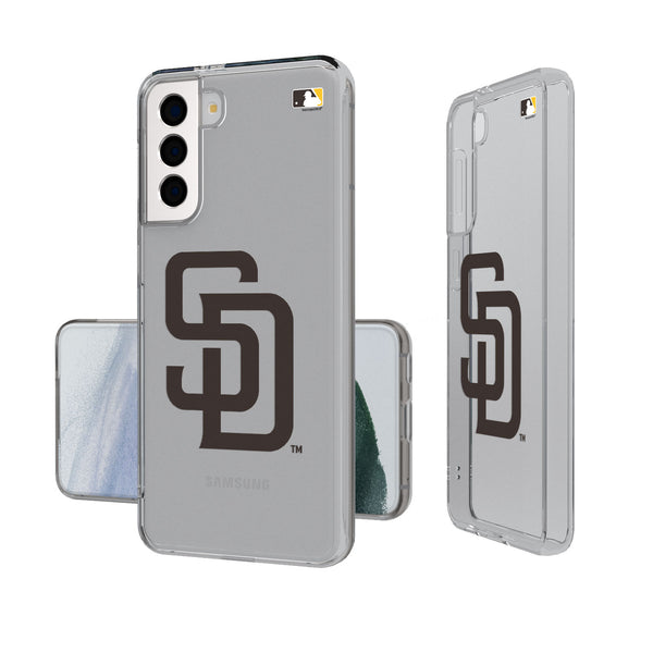 San Diego Padres Insignia Galaxy S20 Clear Slim Case