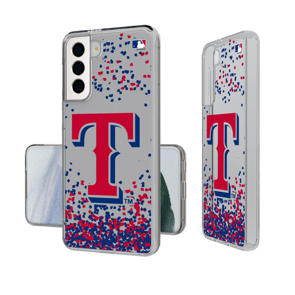 Texas Rangers Confetti Galaxy Clear Case