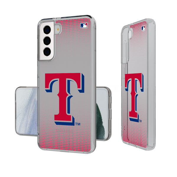 Texas Rangers Linen Galaxy Clear Phone Case
