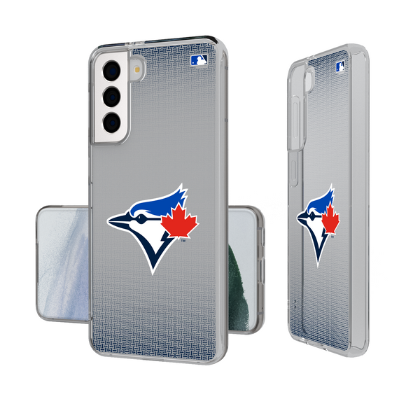 Toronto Blue Jays Linen Galaxy Clear Phone Case