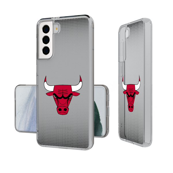 Chicago Bulls Linen Galaxy Clear Phone Case