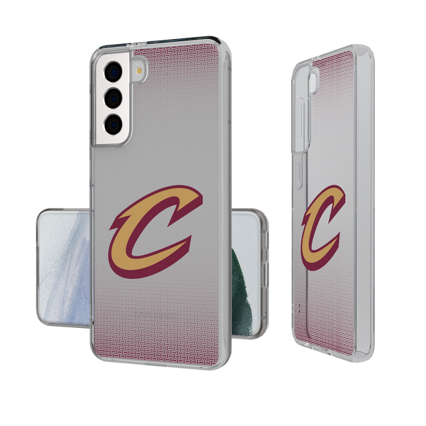 Cleveland Cavaliers Linen Galaxy Clear Phone Case