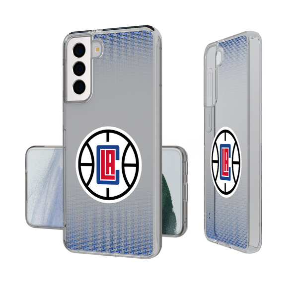 Los Angeles Clippers Linen Galaxy Clear Phone Case