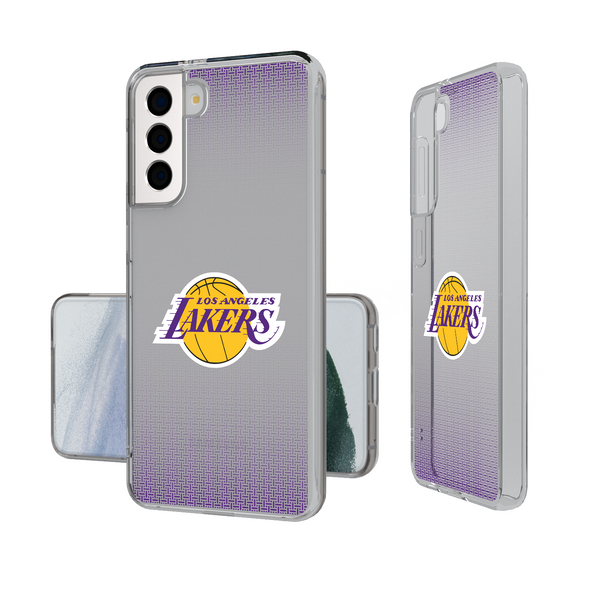 Los Angeles Lakers Linen Galaxy Clear Phone Case