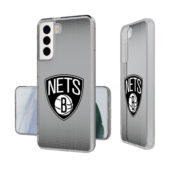 Brooklyn Nets Linen Galaxy Clear Phone Case