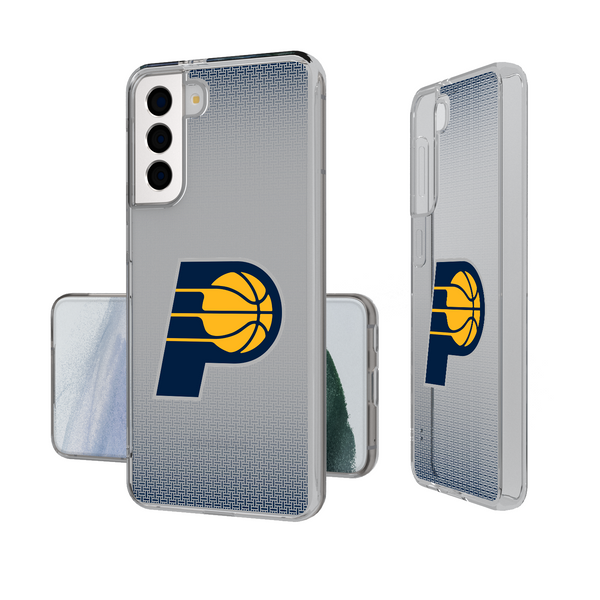 Indiana Pacers Linen Galaxy Clear Phone Case
