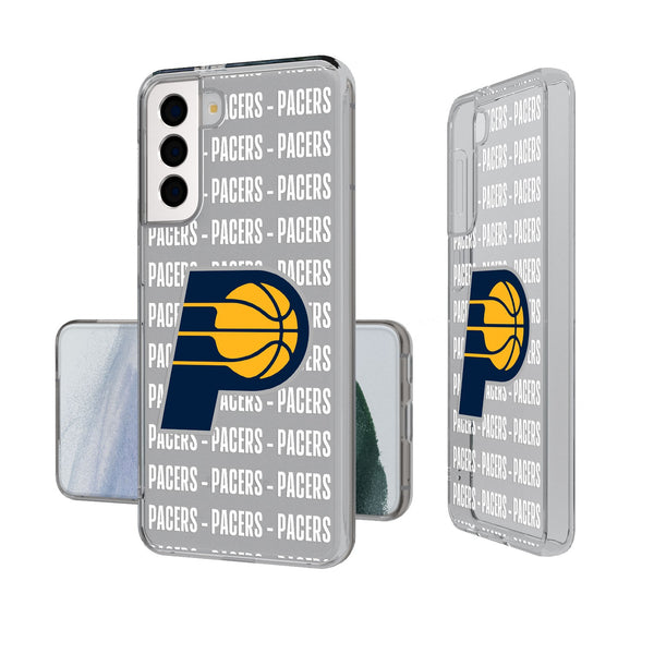 Indiana Pacers Blackletter Galaxy Clear Case
