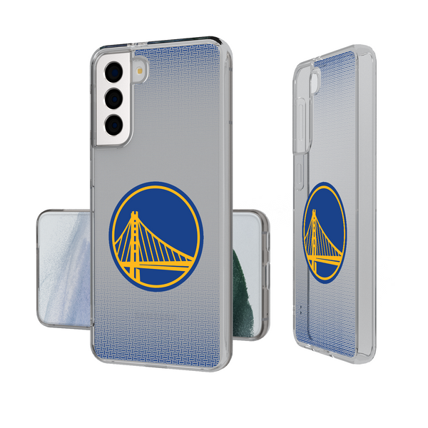 Golden State Warriors Linen Galaxy Clear Phone Case
