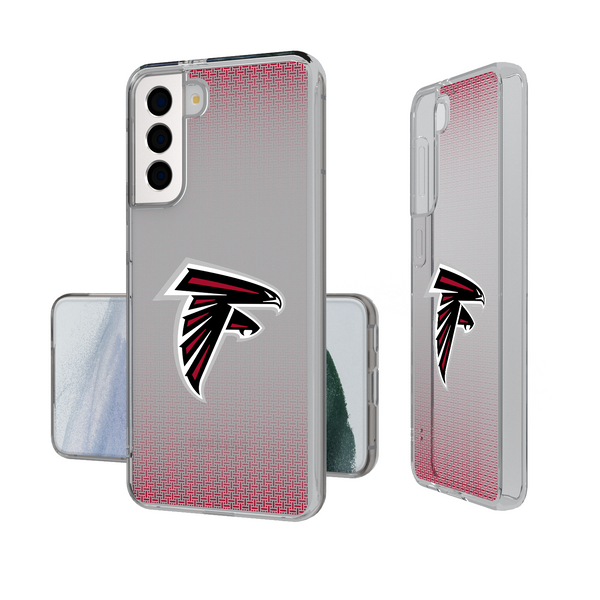 Atlanta Falcons Linen Galaxy Clear Phone Case