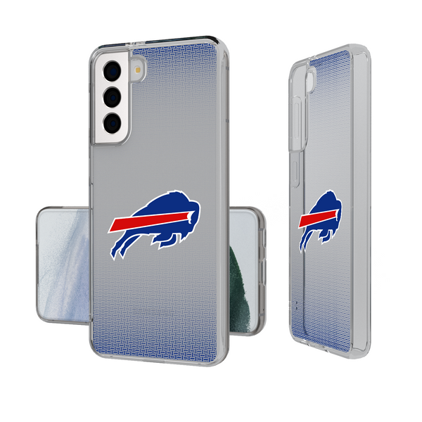Buffalo Bills Linen Galaxy Clear Phone Case