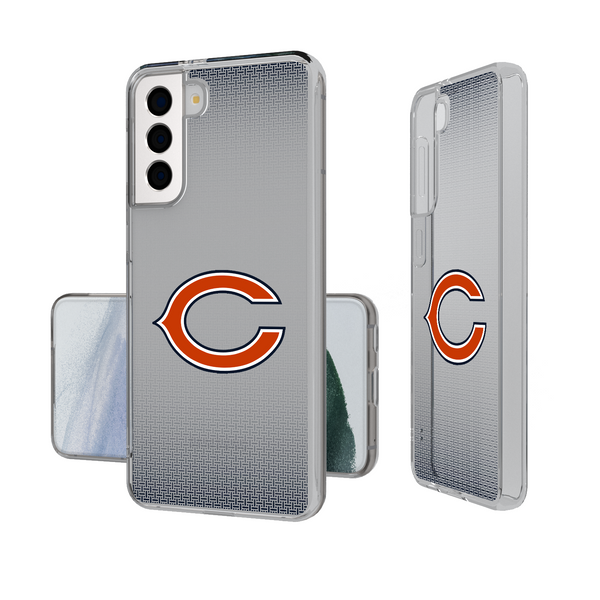 Chicago Bears Linen Galaxy Clear Phone Case